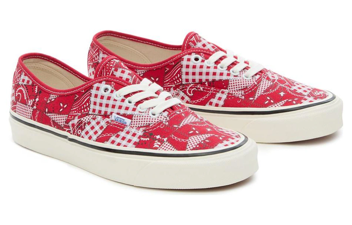 WP x Vans Authentic 44 DX 'Paisley Patchwork - Racing Red'