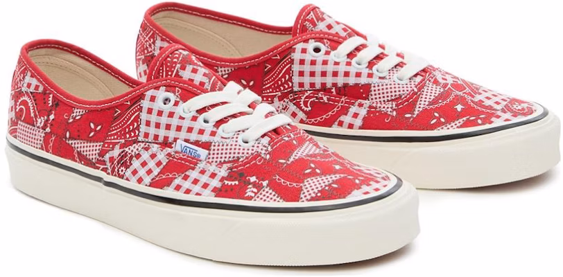 WP x Vans Authentic 44 DX 'Paisley Patchwork - Racing Red' VN0A7Q5CIZQ Lookbook WP x Vans Authentic 44 DX 'Paisley Patchwork - Racing Red' VN0A7Q5CIZQ