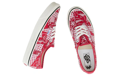WP x Vans Authentic 44 DX 'Paisley Patchwork - Racing Red'