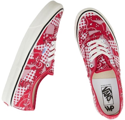 WP x Vans Authentic 44 DX 'Paisley Patchwork - Racing Red' VN0A7Q5CIZQ Shop WP x Vans Authentic 44 DX 'Paisley Patchwork - Racing Red' VN0A7Q5CIZQ