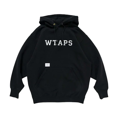 WTAPS Cotton Logo Hoodie Long Sleeve Sweatshirt 241ATDT-CSM04
