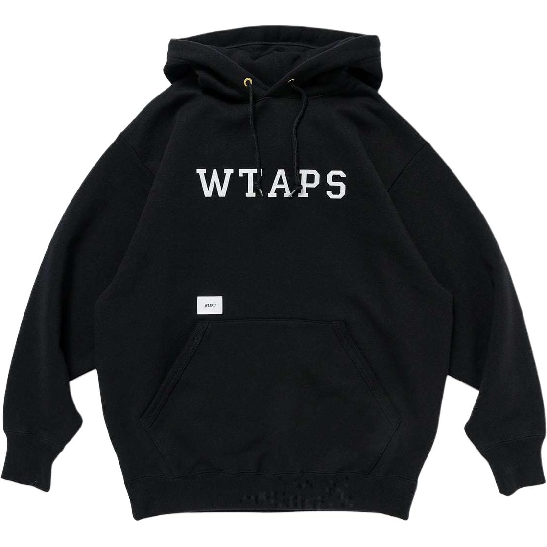 Lookbook WTAPS  Cotton Logo Hoodie Long Sleeve Sweatshirt 241ATDT-CSM04