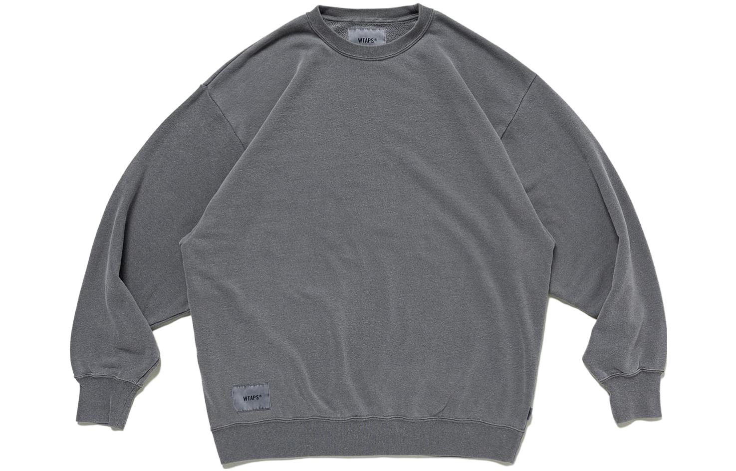 Lookbook WTAPS  Crewneck Pullover Solid Color Sweater 232ATDT-CSM26