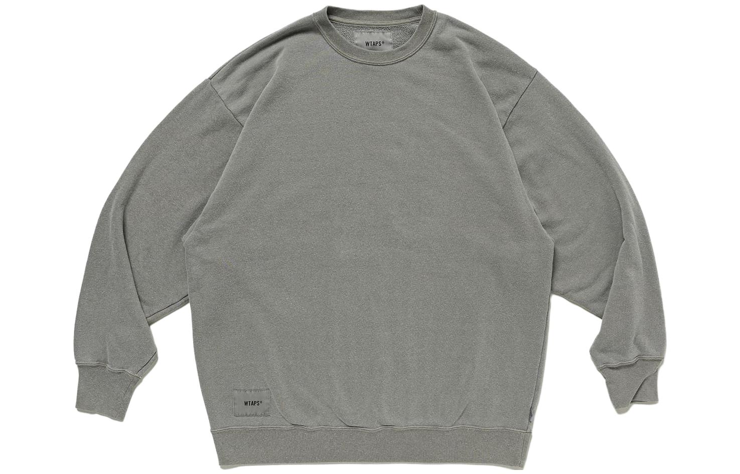 Purchase WTAPS  Crewneck Pullover Solid Color Sweater 232ATDT-CSM26