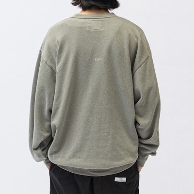 WTAPS Crewneck Pullover Solid Color Sweater 232ATDT-CSM26 Sizing WTAPS Crewneck Pullover Solid Color Sweater 232ATDT-CSM26