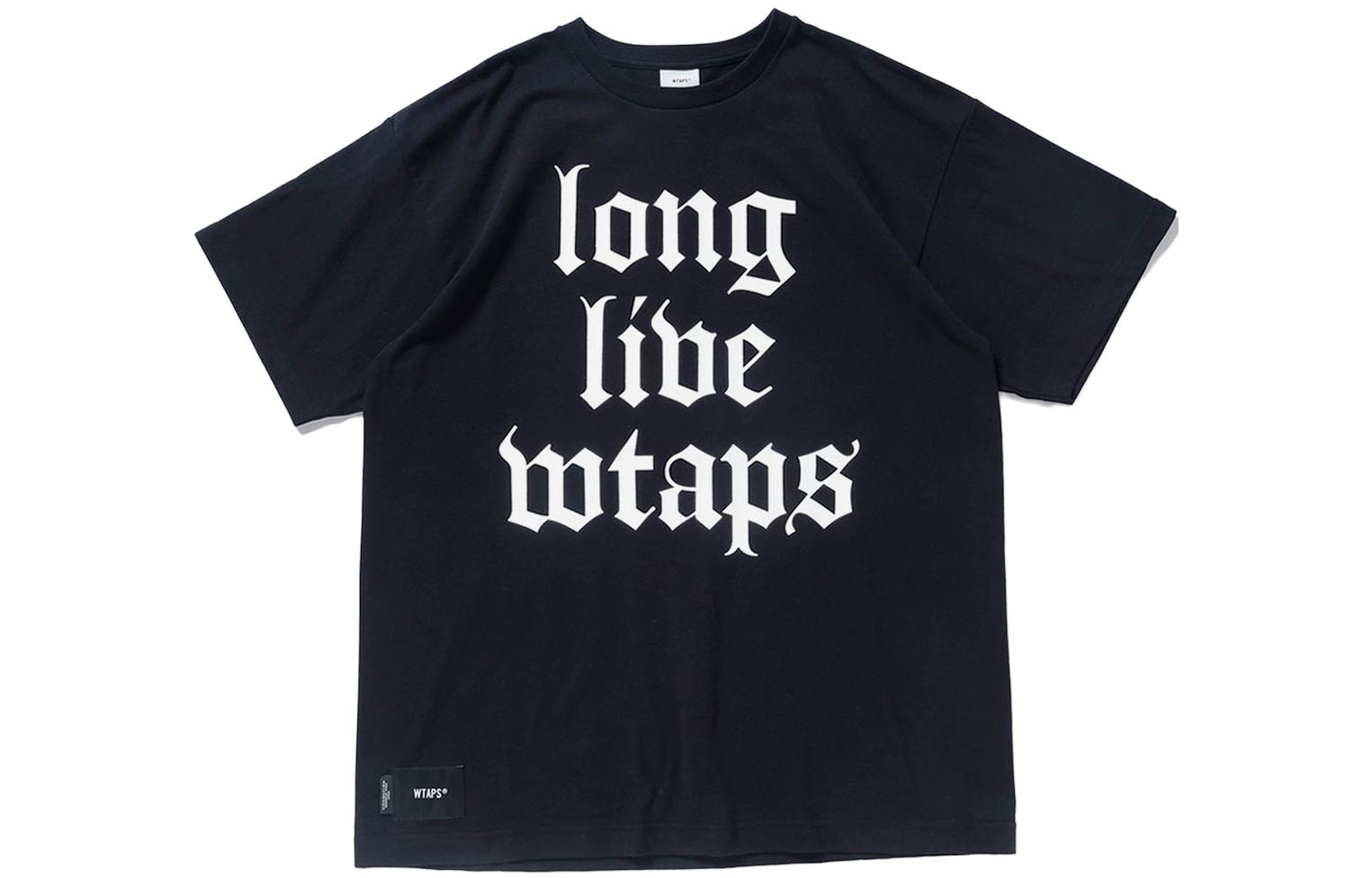 WTAPS  Graphic Print Crewneck Short Sleeve T-Shirt 221ATDT-SHM08