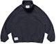 Buy WTAPS High Neck Zip-Up Sweatshirt Charcoal Grey 232ATDT-CSM32