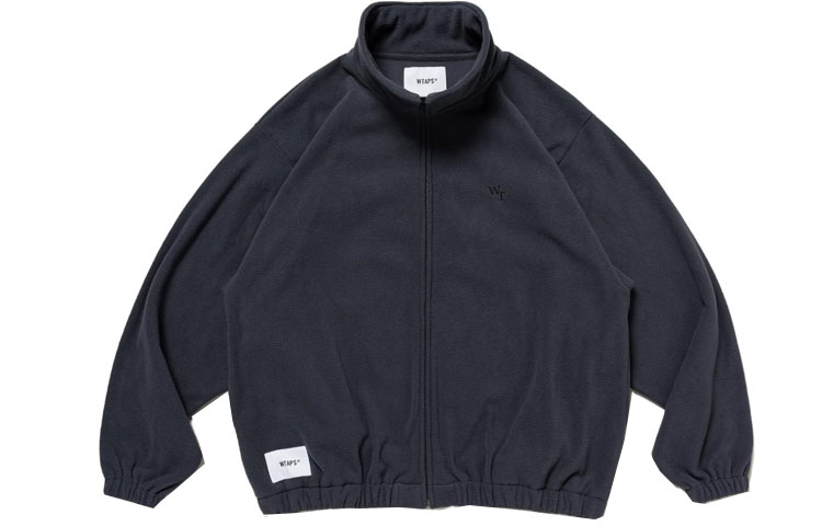 Order WTAPS  High Neck Zip-Up Sweatshirt Charcoal Grey 232ATDT-CSM32