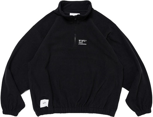 WTAPS Letter High-Neck Pullover Casual Sweatshirt 232ATDT-CSM33 Shop WTAPS Letter High-Neck Pullover Casual Sweatshirt 232ATDT-CSM33