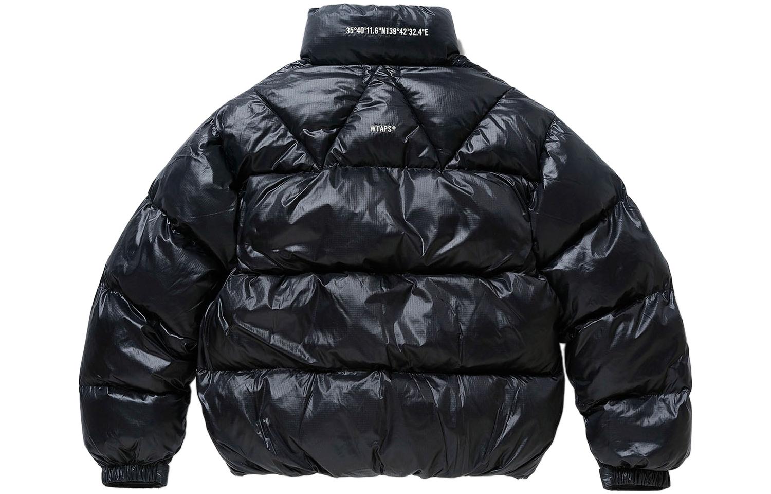 Lookbook WTAPS  Logo High Neck Zip-Up Jacket Black 222BRDT-JKM04