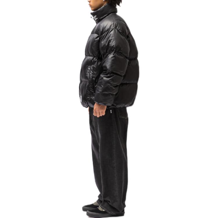 Details for WTAPS  Logo High Neck Zip-Up Jacket Black 222BRDT-JKM04