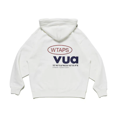 WTAPS Pullover Hoodie with Alphanumeric Print Long Sleeve 232ATDT-CSM10