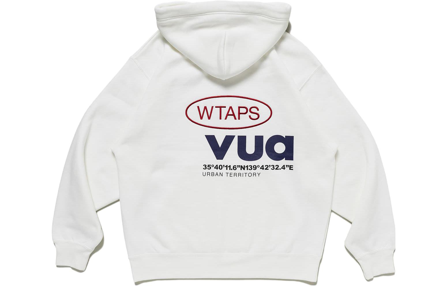Order WTAPS  Pullover Hoodie with Alphanumeric Print Long Sleeve 232ATDT-CSM10