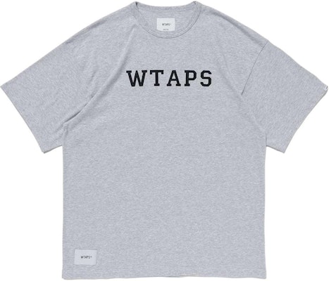 WTAPS Short Sleeve Cotton Knit Tee with Letter Appliqué. 241ATDT-CSM21 Lookbook WTAPS Short Sleeve Cotton Knit Tee with Letter Appliqué. 241ATDT-CSM21