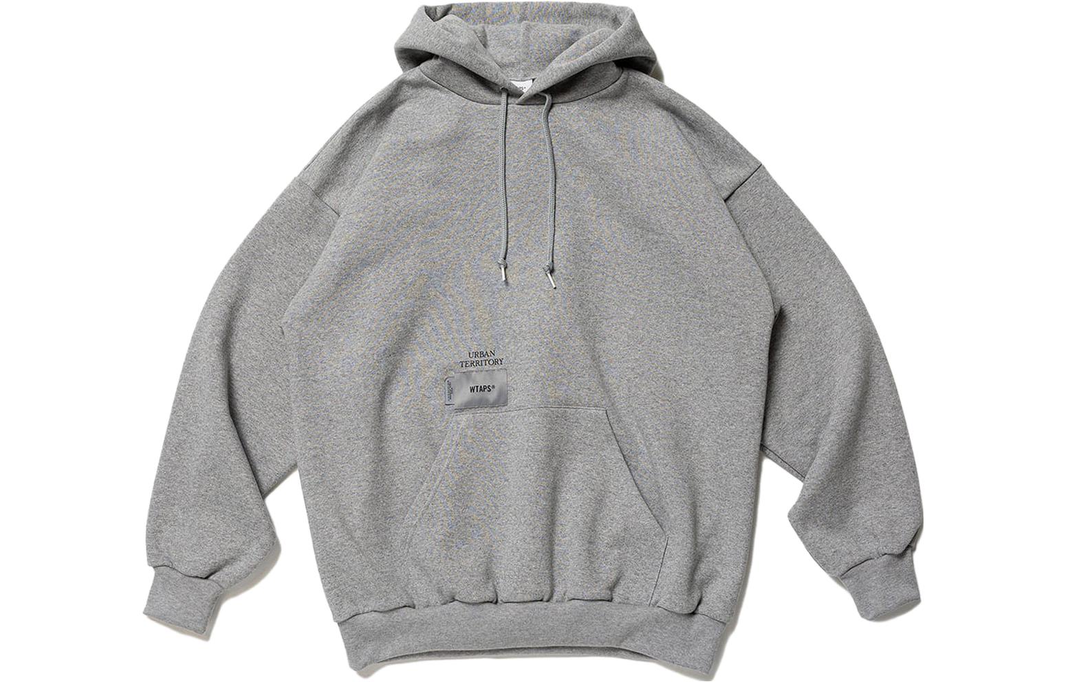 WTAPS  Solid Color Pullover Hoodie Grey 222ATDT-HPM03S-GRAY 圖 2