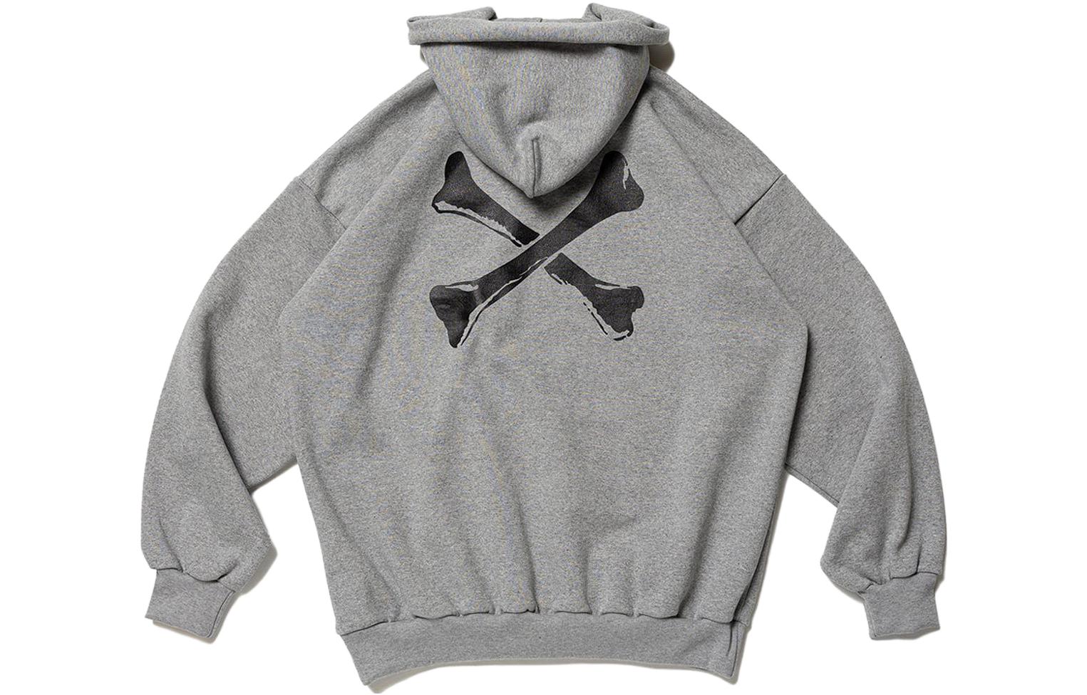 WTAPS  Solid Color Pullover Hoodie Grey 222ATDT-HPM03S-GRAY 圖 3