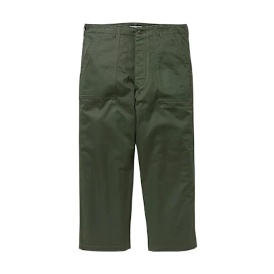 WTAPS Straight-Leg Casual Pants Olive Green 221BRDT-PTM01