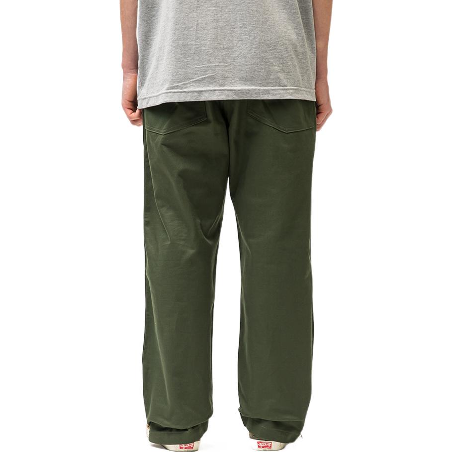 Purchase WTAPS  Straight-Leg Casual Pants Olive Green 221BRDT-PTM01