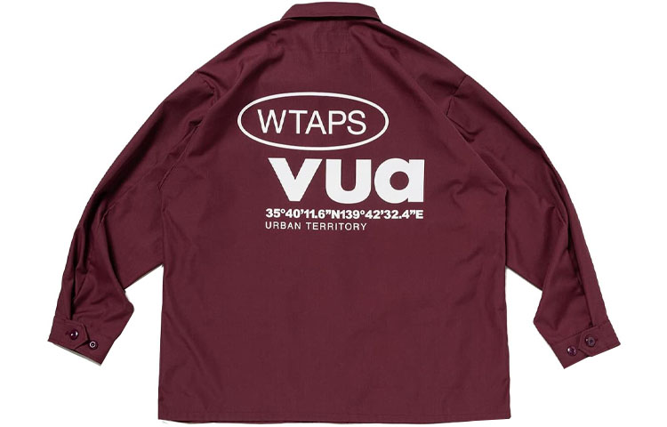 Lookbook WTAPS  Zip-Up Lettering Collar Long Sleeve Jacket 232WVDT-SHM04