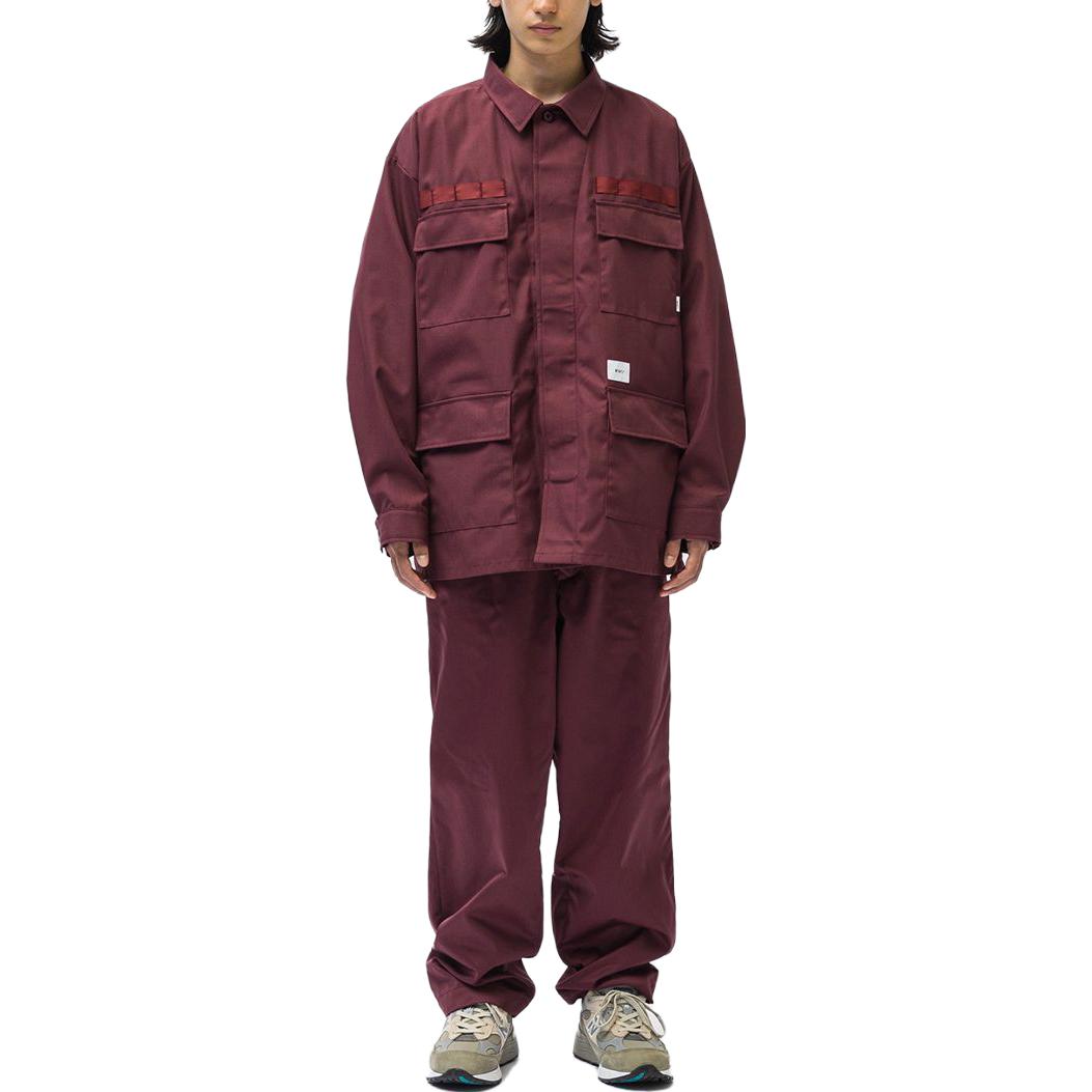 Purchase WTAPS  Zip-Up Lettering Collar Long Sleeve Jacket 232WVDT-SHM04