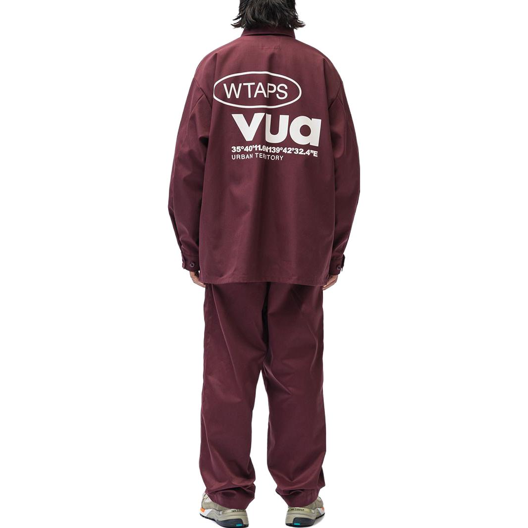 Details for WTAPS  Zip-Up Lettering Collar Long Sleeve Jacket 232WVDT-SHM04