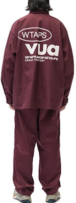 WTAPS Zip-Up Lettering Collar Long Sleeve Jacket 232WVDT-SHM04 Details for WTAPS Zip-Up Lettering Collar Long Sleeve Jacket 232WVDT-SHM04