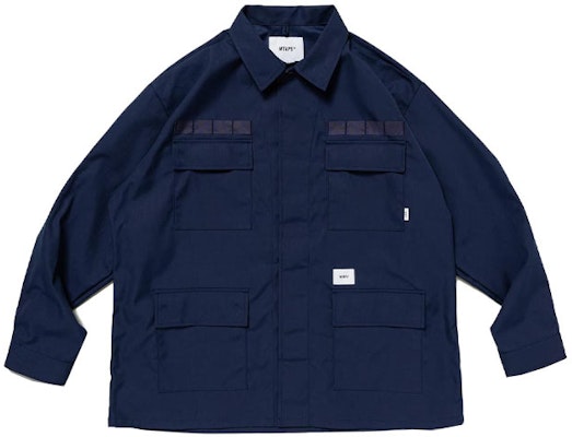 WTAPS Zip-Up Lettering Collar Long Sleeve Jacket 232WVDT-SHM04 Cheap WTAPS Zip-Up Lettering Collar Long Sleeve Jacket 232WVDT-SHM04