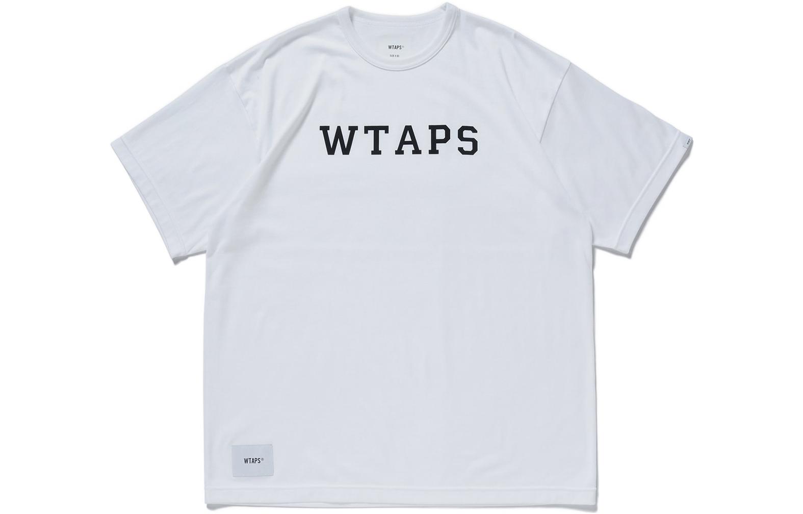 Order WTAPS Academy Logo Crewneck Short Sleeve T-Shirt 221ATDT-CSM17