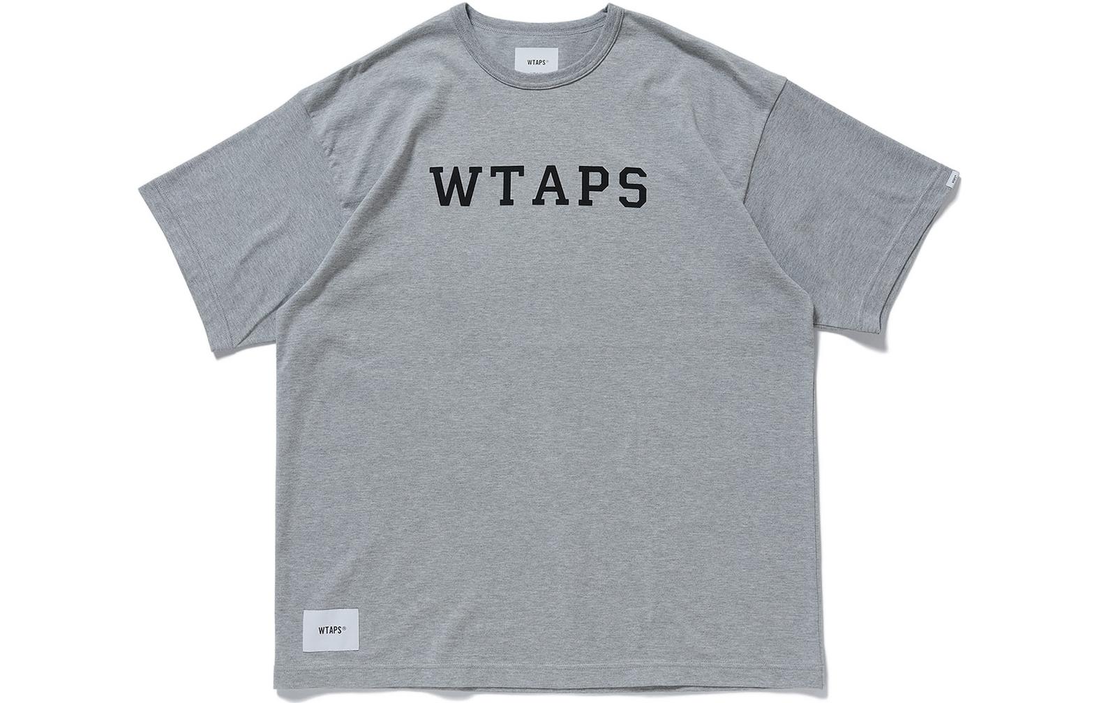 Lookbook WTAPS Academy Logo Crewneck Short Sleeve T-Shirt 221ATDT-CSM17