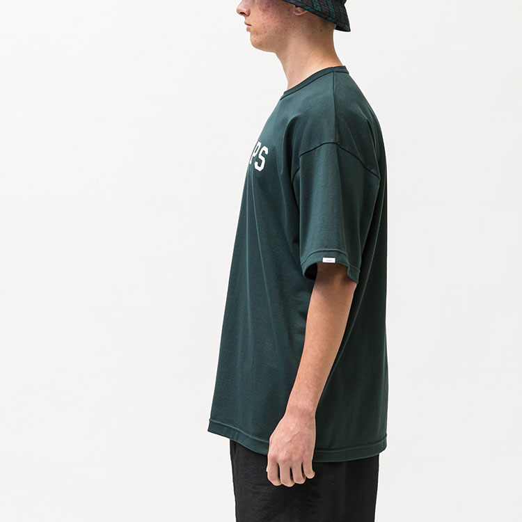 Cheap WTAPS Academy Logo Crewneck Short Sleeve T-Shirt 221ATDT-CSM17