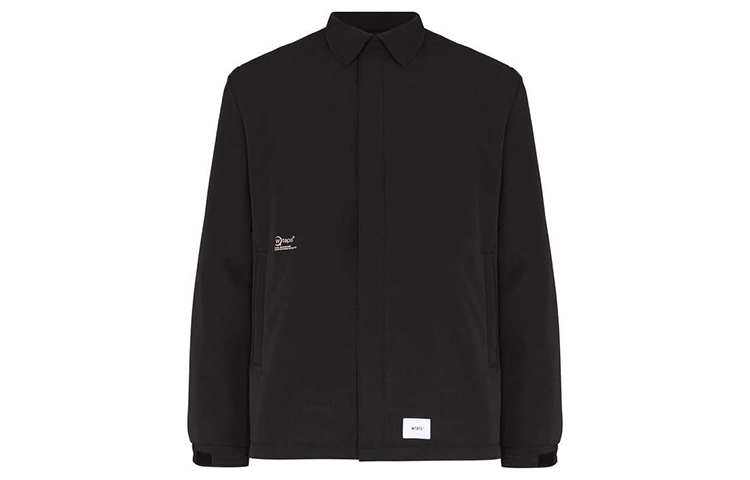 WTAPS Appliqué Collar Shirt-Style Jacket for Men 202TQDTJKM02