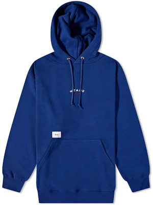 WTAPS 藍色刺繡字母設計連帽上衣 212ATDT-CSM20-BLU Order WTAPS 藍色刺繡字母設計連帽上衣 212ATDT-CSM20-BLU
