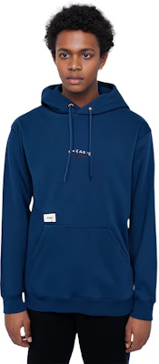 WTAPS 藍色刺繡字母設計連帽上衣 212ATDT-CSM20-BLU 1