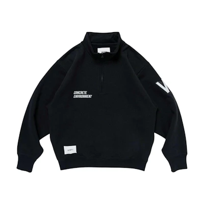WTAPS Casual Alphabet High-Neck Long-Sleeve Sweatshirt Unisex. 241ATDT-CSM05