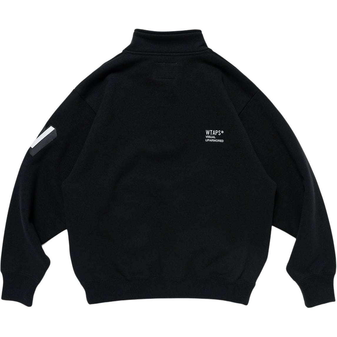 Lookbook WTAPS Casual Alphabet High-Neck Long-Sleeve Sweatshirt Unisex. 241ATDT-CSM05