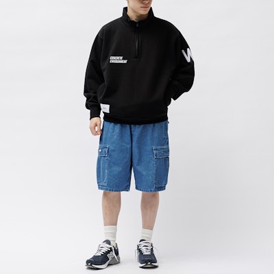 WTAPS Casual Alphabet High-Neck Long-Sleeve Sweatshirt Unisex. 241ATDT-CSM05 Shop WTAPS Casual Alphabet High-Neck Long-Sleeve Sweatshirt Unisex. 241ATDT-CSM05