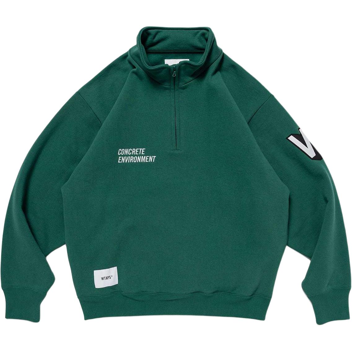 Sizing WTAPS Casual Alphabet High-Neck Long-Sleeve Sweatshirt Unisex. 241ATDT-CSM05