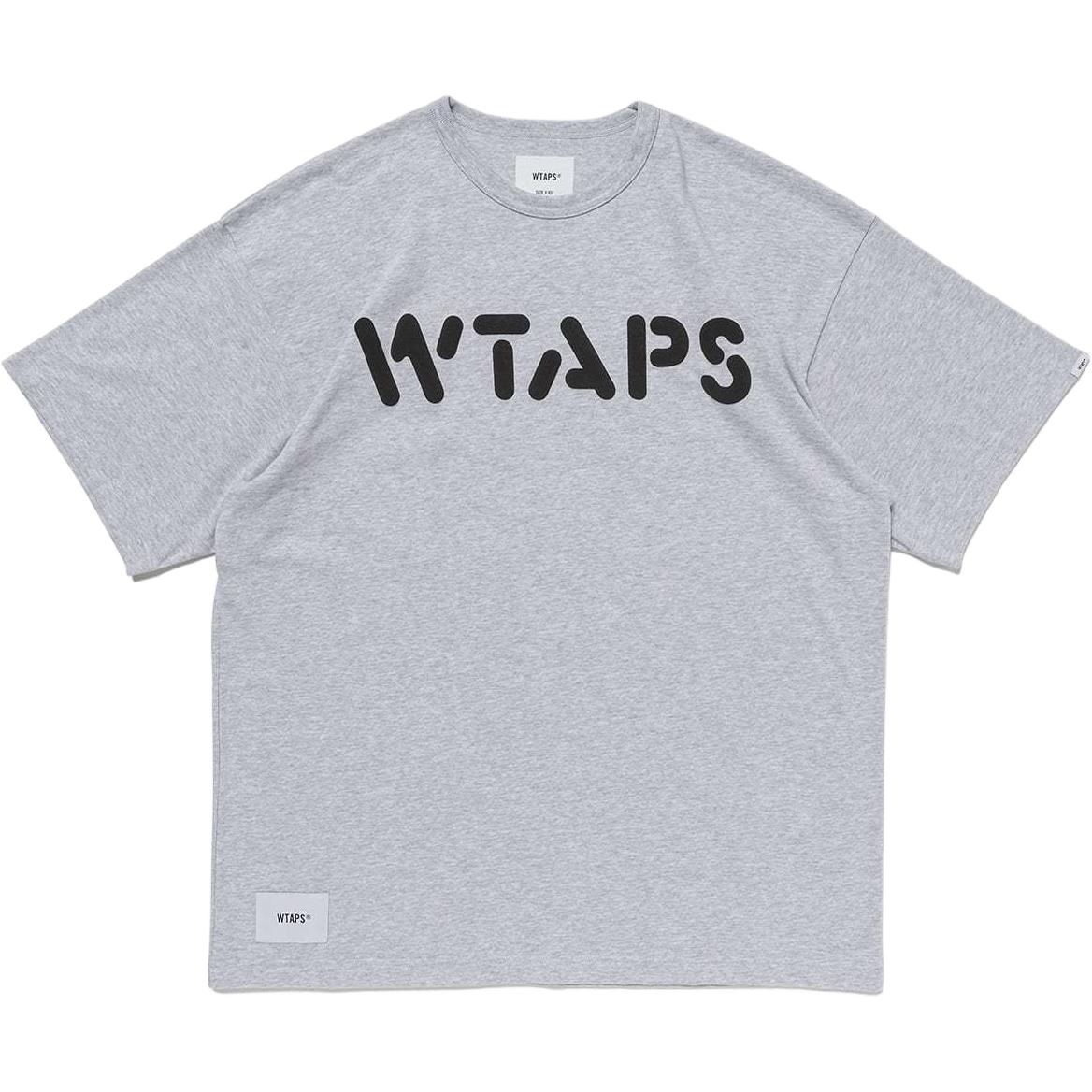 WTAPS Casual Letter Print Short Sleeve T-Shirt Unisex 241ATDT-CSM30