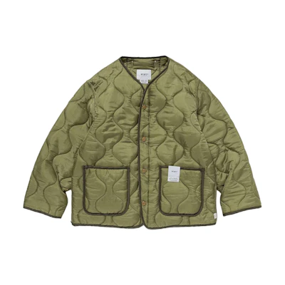WTAPS Chain Embroidery Nylon Long Sleeve Jacket for Men 241CWDT-JKM02