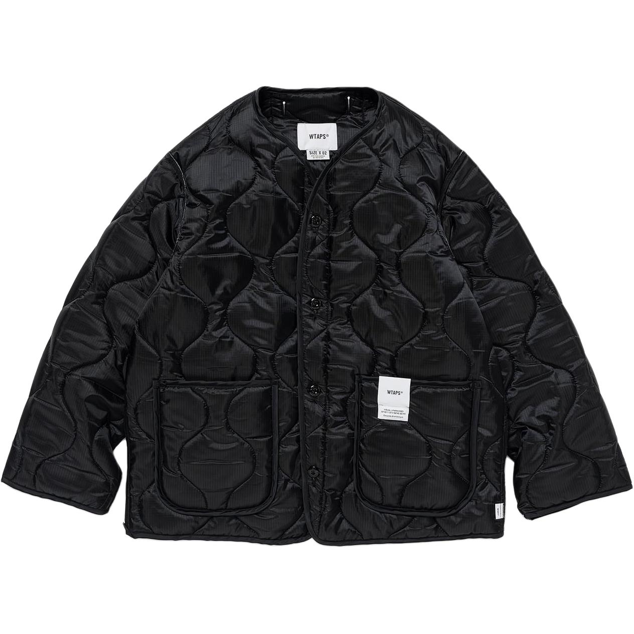 Order WTAPS Chain Embroidery Nylon Long Sleeve Jacket for Men 241CWDT-JKM02