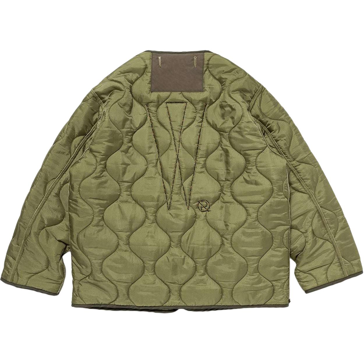 Shop WTAPS Chain Embroidery Nylon Long Sleeve Jacket for Men 241CWDT-JKM02