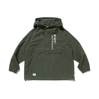 WTAPS Colorblock Logo Half-Zip Hoodie Jacket Unisex 221WVDT-JKM02