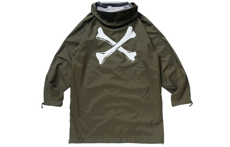 Purchase WTAPS Hoodie Jaket Unisex Warna Blok dengan Print Tengkorak. 221BRDT-JKM02