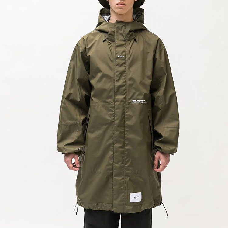 Cheap WTAPS Hoodie Jaket Unisex Warna Blok dengan Print Tengkorak. 221BRDT-JKM02