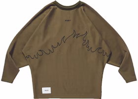 WTAPS Copo Flame Embroidered Logo Pullover Sweatshirt Men 202ATDT-CSM25 WTAPS Copo Flame Embroidered Logo Pullover Sweatshirt Men 202ATDT-CSM25