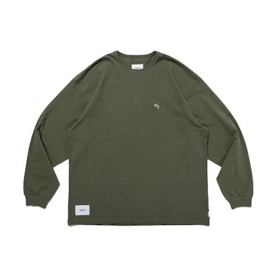 WTAPS Cotton Pullover Sweatshirt with Letter Print 231ATDT-CSM12