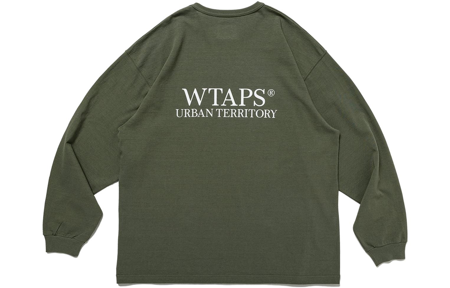 Lookbook WTAPS 棉質字母印花套頭衫 231ATDT-CSM12