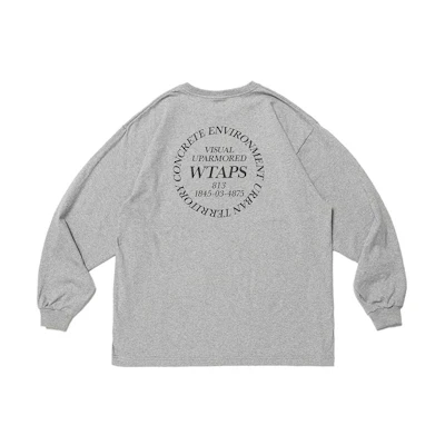 WTAPS Crewneck Long Sleeve Sweatshirt with Letter Logo Unisex 231ATDT-LTM03S