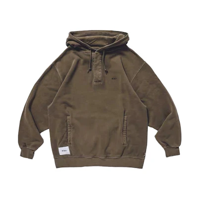WTAPS Drawstring Oversized Hoodie Washed Long-Sleeve - Fashion 202ATDT-CSM29