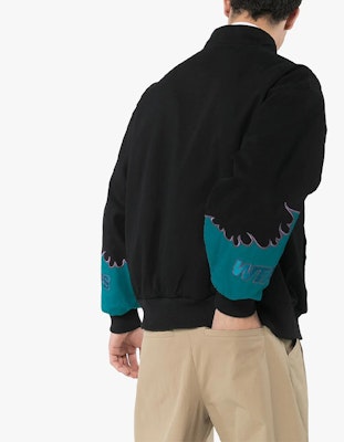 WTAPS Drifters Black Bomber Jacket 201BRDTJKM04 Shop WTAPS Drifters Black Bomber Jacket 201BRDTJKM04